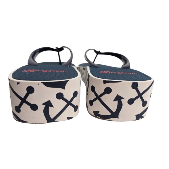 NWT Brighton Ahoy Anchor Thong Sandals - Picture 4 of 8